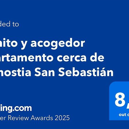 Bonito Y Acogedor Apartamento Cerca De Donostia San Sebastian Лезо Екстериор снимка